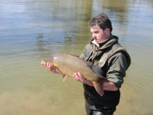 Small stock carp French Carp lakes with houses