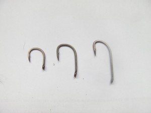 Straight shank carp hooks