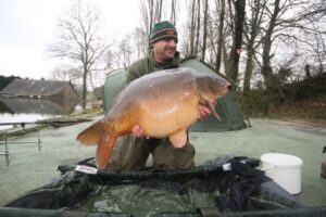 Warren with a 46lb01oz at Vaux Fishing Holiday Venue