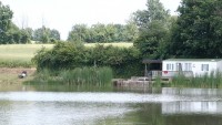 Accommodation photos at Commons carp lake in France.