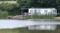 Accommodation photos at Commons carp lake in France.