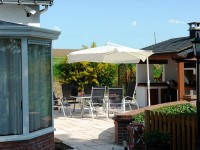 Accommodation photos at Watersmeet carp lake in France.