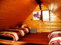 Accommodation photos at Laroussi carp lake in France.