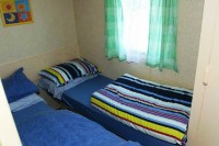 Accommodation photos at Genets carp lake in France.