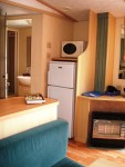 Accommodation photos at Morgane carp lake in France.