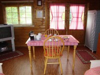 The farmhouse chalet at Lac du Val carp lake in France.
