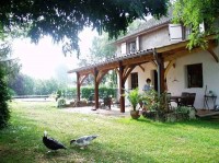 Lake House at Mas Bas Main Lake carp lake in France.