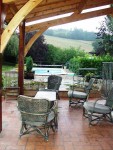 Lake House at Mas Bas Main Lake carp lake in France.