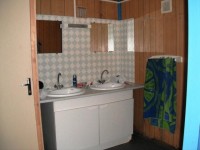Facility photos at Margot carp lake in France.