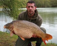 A 33lb Carp from Blue Lake in May 2012 by Mark Aughton