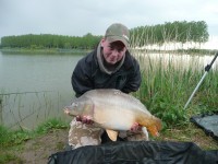 A 22lb Carp from Roseau Large Lake in May 2012 by Ben