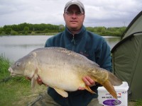 A 22lb Carp from Roseau Large Lake in May 2012 by Jamie