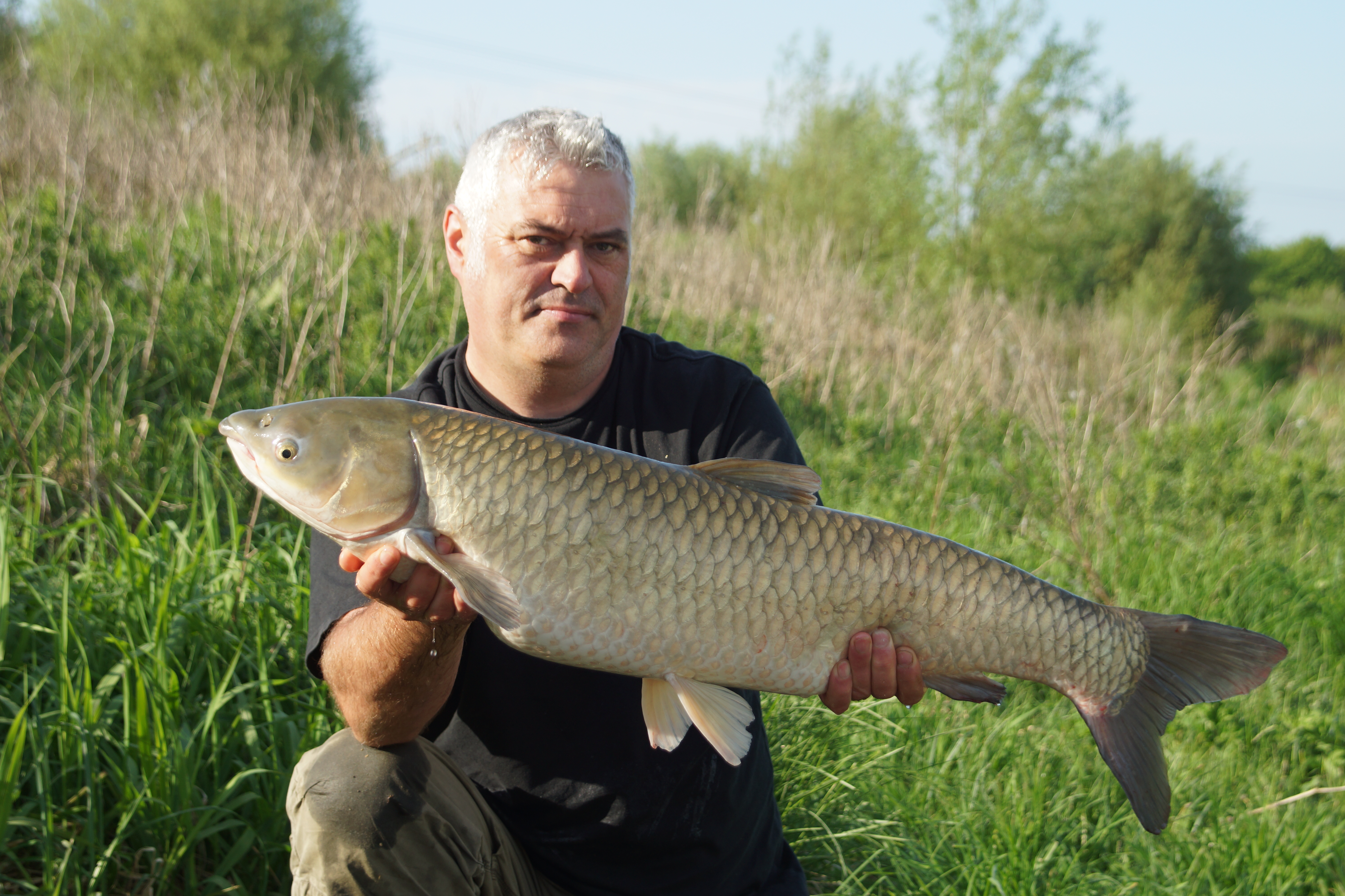 A 22lb Grass Carp from Roseau Large Lake in May 2012 by Mark