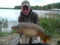 A 23lb Carp from Roseau Large Lake in May 2012 by Ben