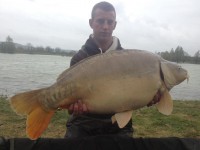 A 24lb Carp from Beaurepaire in Apr 2012 by C Pickering