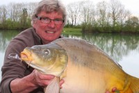 A 25lb Carp from Blue Lake in Apr 2012 by Ron Key