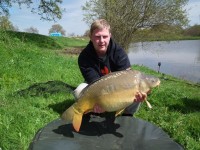 A 32lb Carp from Notaires in Apr 2012 by Sam