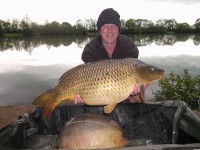 A 32lb Carp from Blue Lake in May 2012 by david rowell
