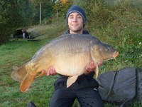 A 32lb Carp from Notaires in Oct 2011 by Alex Welford