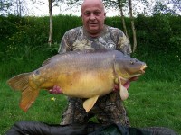 A 36lb Carp from Watersmeet in May 2012 by Ray Mullan