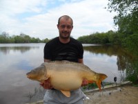 A 41lb Carp from Villefond in May 2012