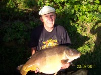 A 46lb Carp from Vaux in Sep 2011 by Chas