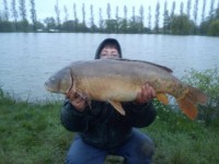 A 35lb Carp from Malvoisine in Apr 2012 by mickael