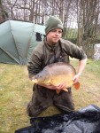A 29lb Carp from Watersmeet in Apr 2013 by BEN