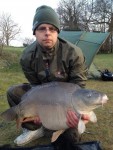 A 31lb Carp from Watersmeet in Apr 2013 by BEN  BIVVY POWER