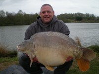 A 43lb Carp from Roseau Small Lake