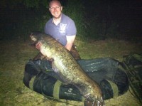 A 80lb Catfish from Commons in May 2013 by Jeff Hayes