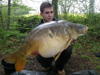 A 30lb Carp from Genets in May 2012 by Aaron Ludlow.
