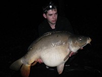 A 34lb Carp from Genets in May 2012 by Aaron Ludlow.