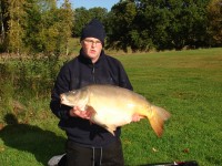 A 41lb Carp from Bletiere