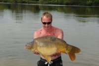 A 24lb Carp from Margot in May 2012 by Carl Rawcliffe