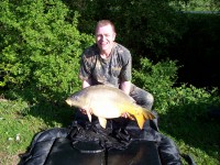 A 36lb Carp from Morgane in May 2012 by David Kay
