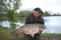 A 32lb Carp from Blue Lake in Apr 2012 by Joe Hubble