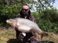 A 32lb Carp from Commons in May 2013 by Jeff Hayes