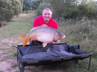 A 37lb Carp from Notaires in Jul 2011 by Dave Mutton