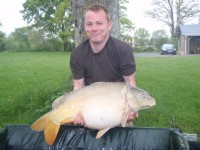 A 30lb Carp from Oakview in May 2012 by Mick Cooper