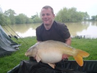A 30lb Carp from Oakview in May 2012 by Mick Cooper
