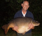 A 62lb Carp from Laroussi in Jul 2012 by Peter