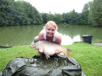 A 23lb Carp from Toms in Aug 2011 by Wendy