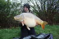 A 51lb Carp from Villefond in May 2012 by Bennetts the fish at 51.03