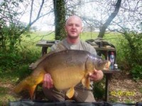 A 31lb Carp from Lac du Val in May 2012 by Chris Griffith