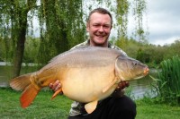 A 38lb Carp from Lac du Val in May 2012 by Dave Coleman 