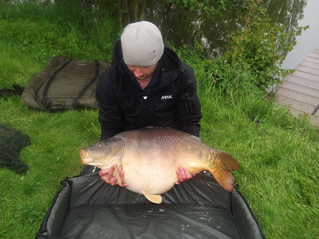 43lb 1oz carp from Watersmeet