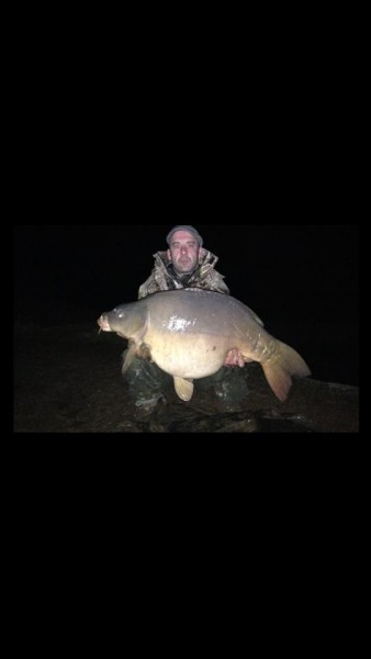 43lb 4oz carp from Watersmeet
