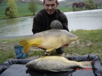 A Carp from Mas Bas Main Lake in Apr 2012 by michael