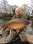 A 26lb Carp from Watersmeet in Mar 2012 by SHANE